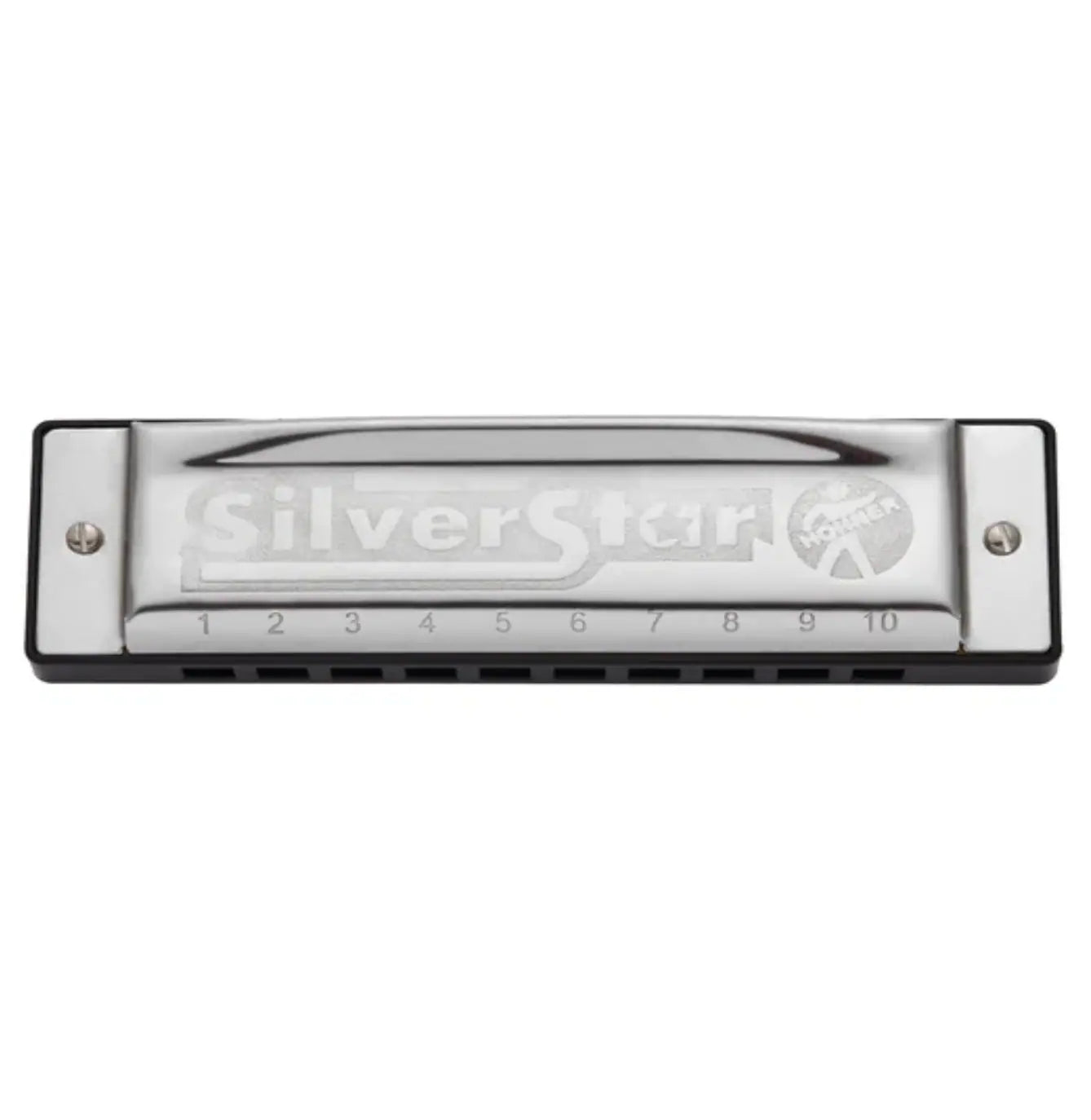 Armónica Silverstar Hohner M5040667 color Plateado Afinada en Tono Fa