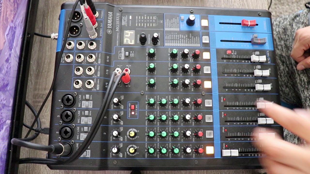 Yamaha Consola Mg10xuf Mg De Mezcla