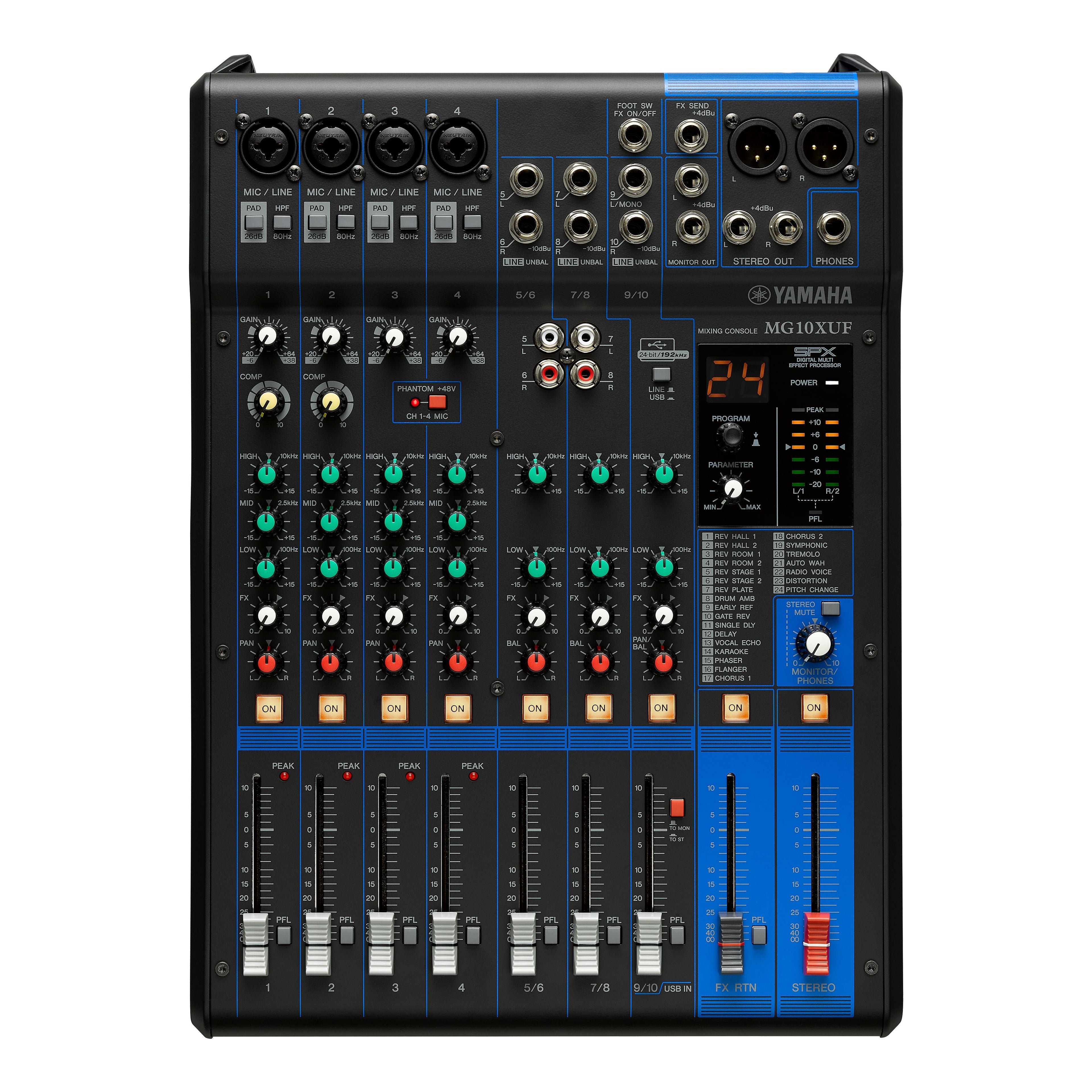 Yamaha Consola Mg10xuf Mg De Mezcla