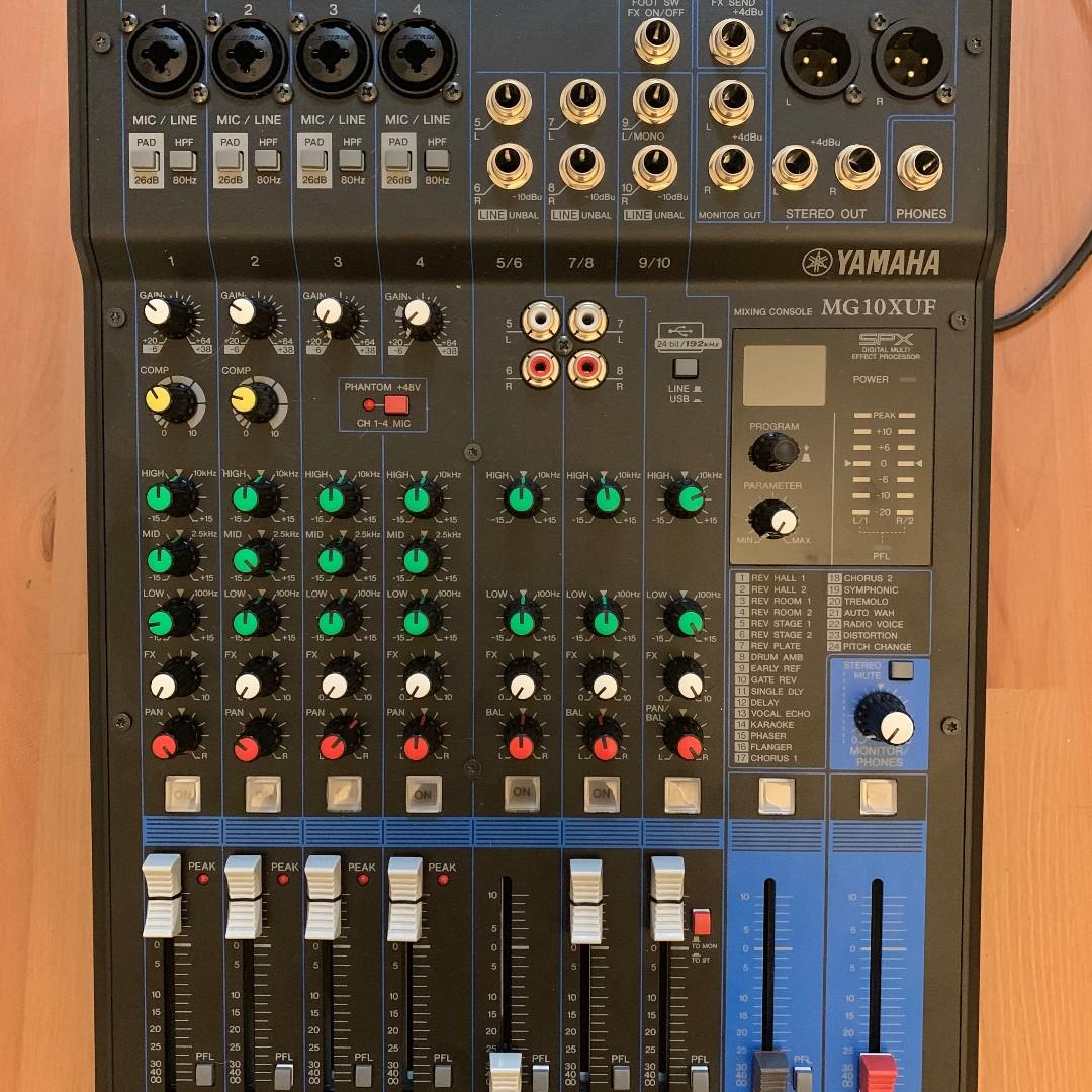 Yamaha Consola Mg10xuf Mg De Mezcla