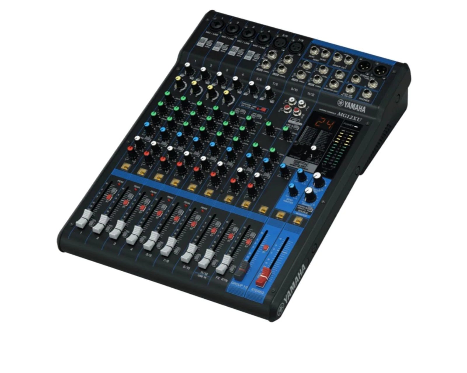 Yamaha Mezcladora 12 Canales Con Usb Y Efectos Mg12xu