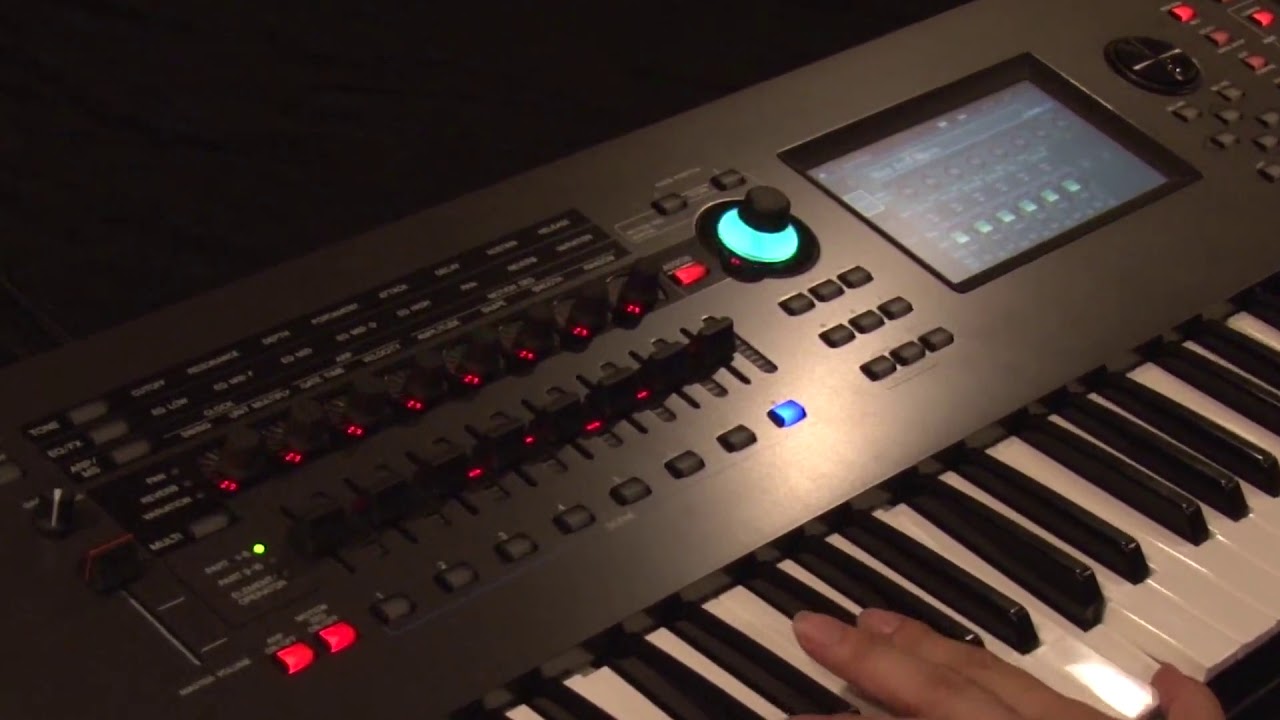 Yamaha teclado Modx8+ Plus Sintetizador 88 Teclas Pesadas