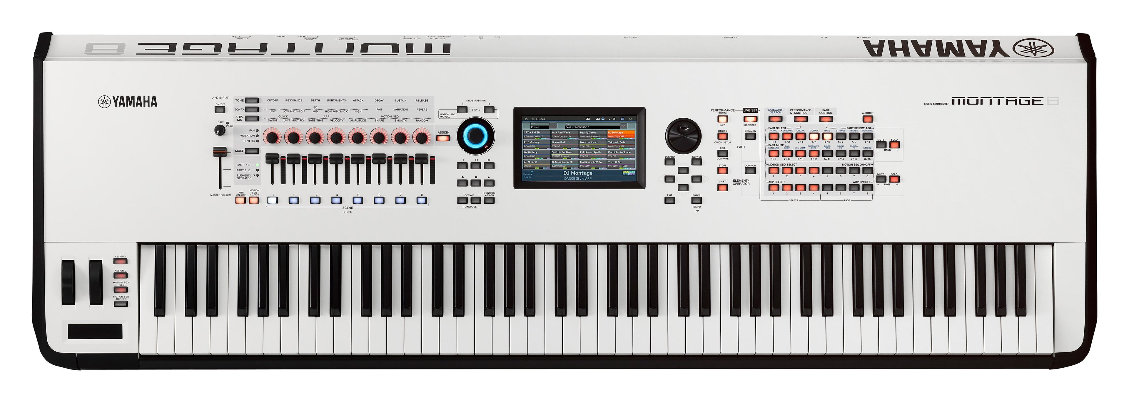 Yamaha Montage 8 Sintetizador 88 Teclas Con Peso Usb Midi