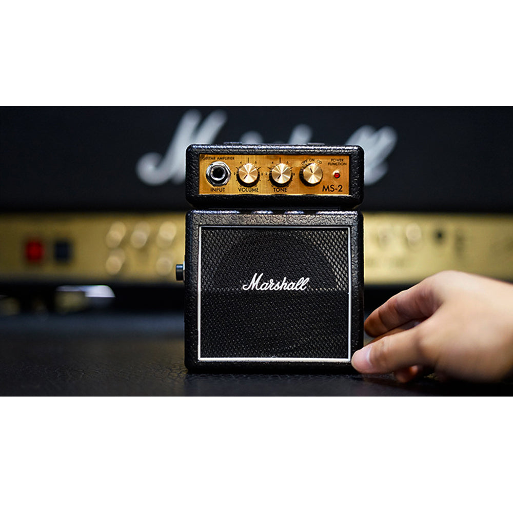 Amplificador Marshall Micro Amp Ms-2 Guitarra De 1w Negro