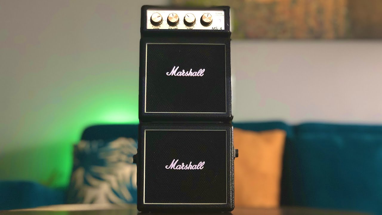 Amplificador Marshall Micro Amp Doble Ms-4 Guitarra De 2w