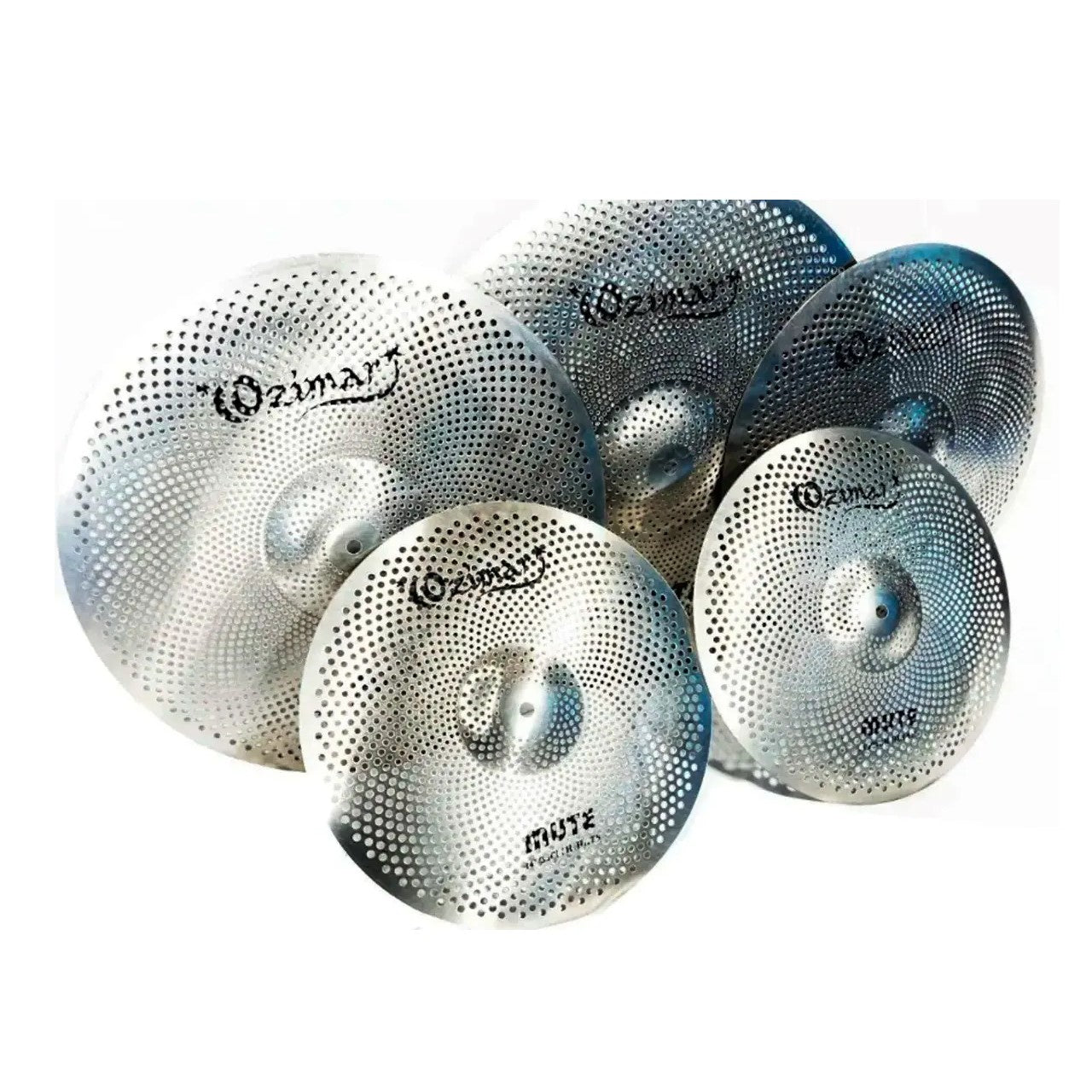 Set De Platillos Ozimar Con Reduccion De Sonido Mute Full