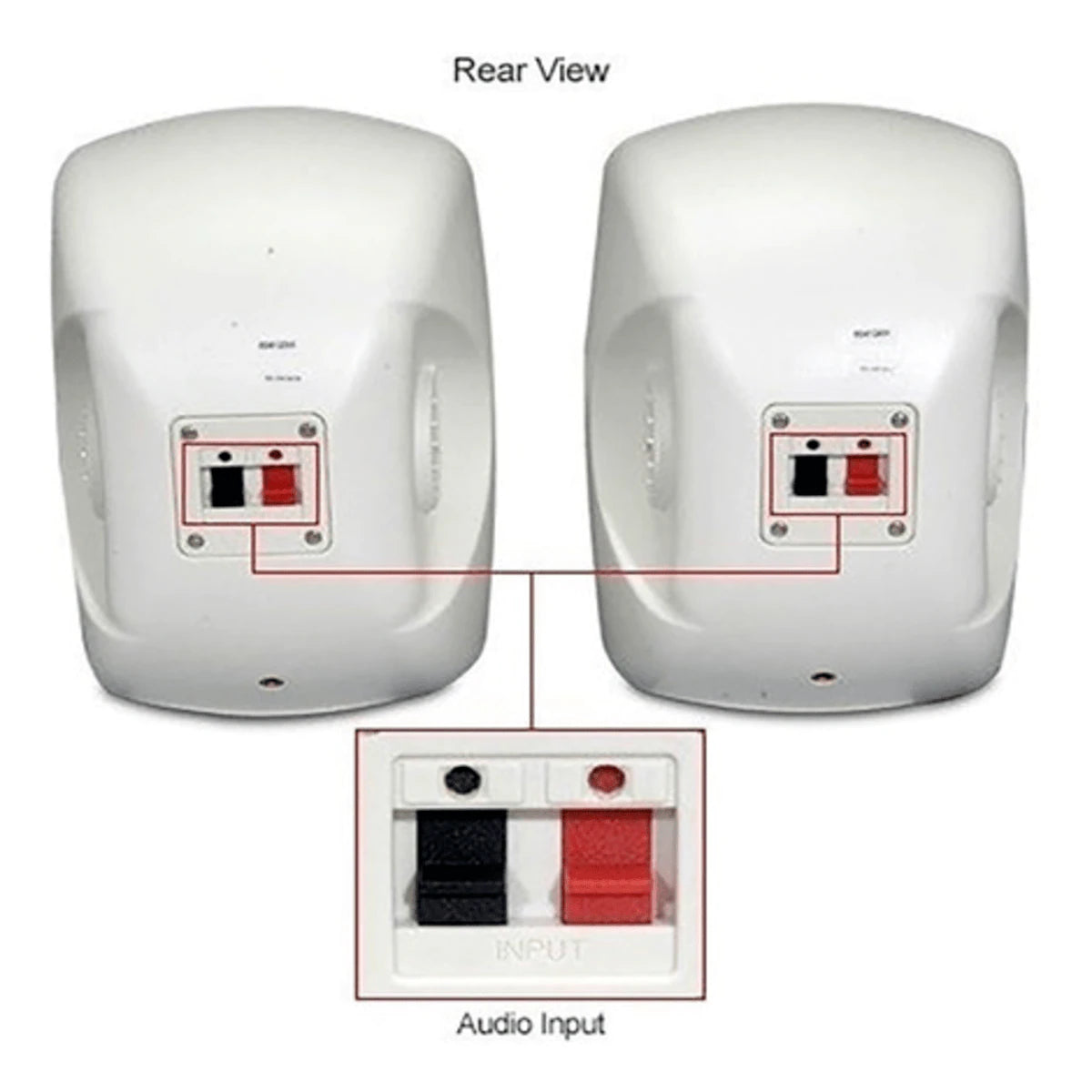 Bocinas Yamaha Ambiental Exterior/interior Blanco NSAW350W