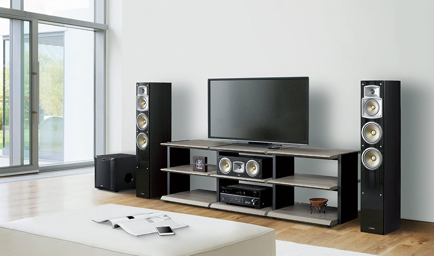 Yamaha Ns-f330 Par De Bocina De Torre De Piso 2 Bocinas