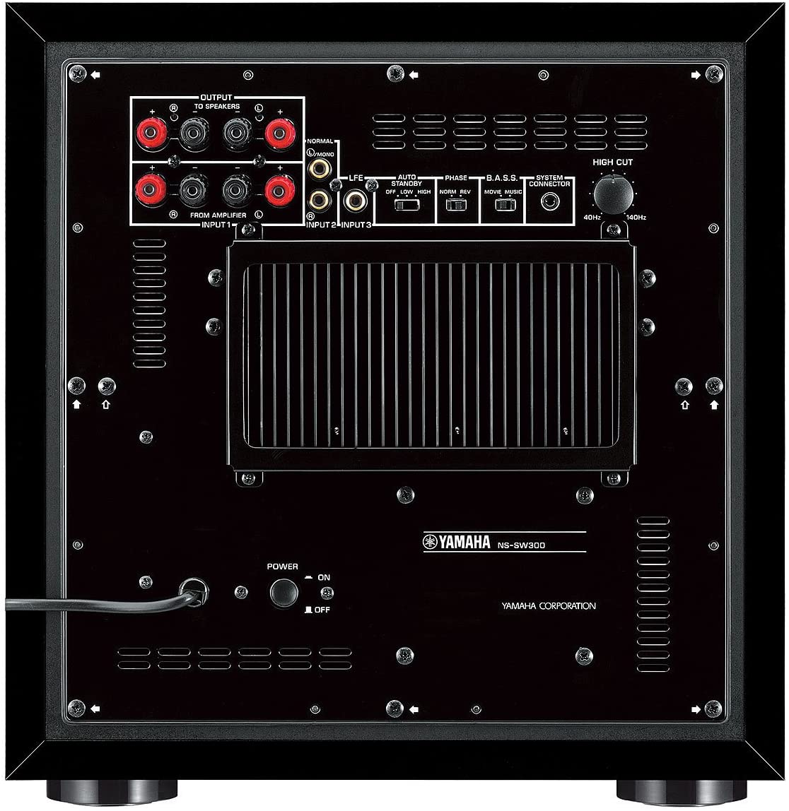 Yamaha Nssw300 Subwoofer Activo Negro Mate