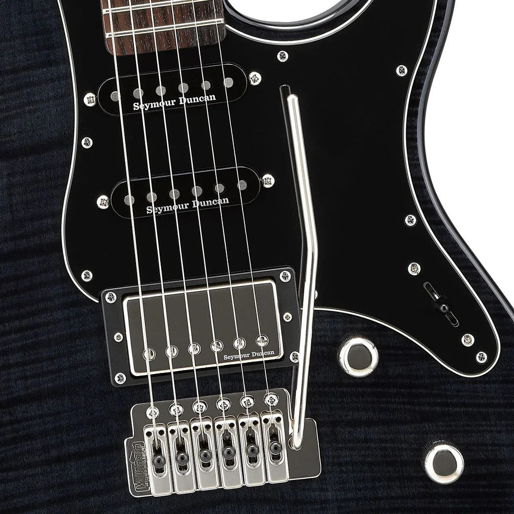 Yamaha PAC612VIIFMTBL Guitarra Electrica Flame Maple Black