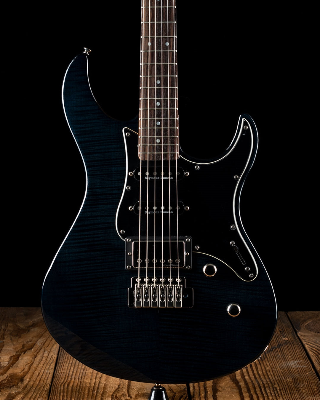 Yamaha PAC612VIIFMTBL Guitarra Electrica Flame Maple Black