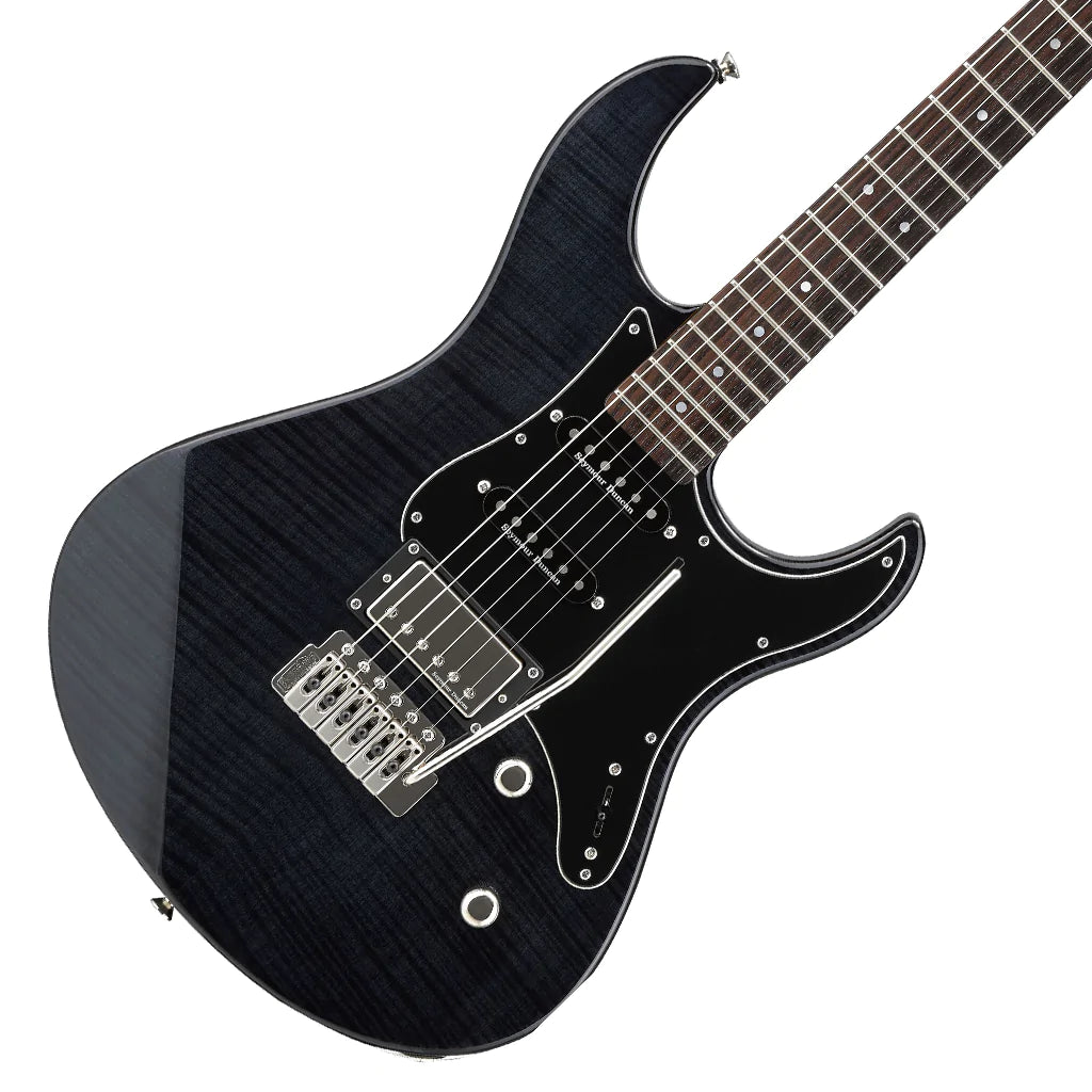 Yamaha PAC612VIIFMTBL Guitarra Electrica Flame Maple Black
