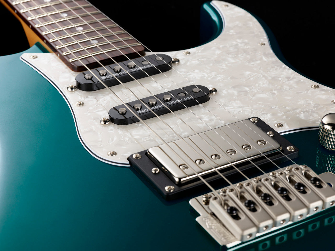 Yamaha guitarra eléctrica pacifica PAC612VIIXTGM, Color Azul