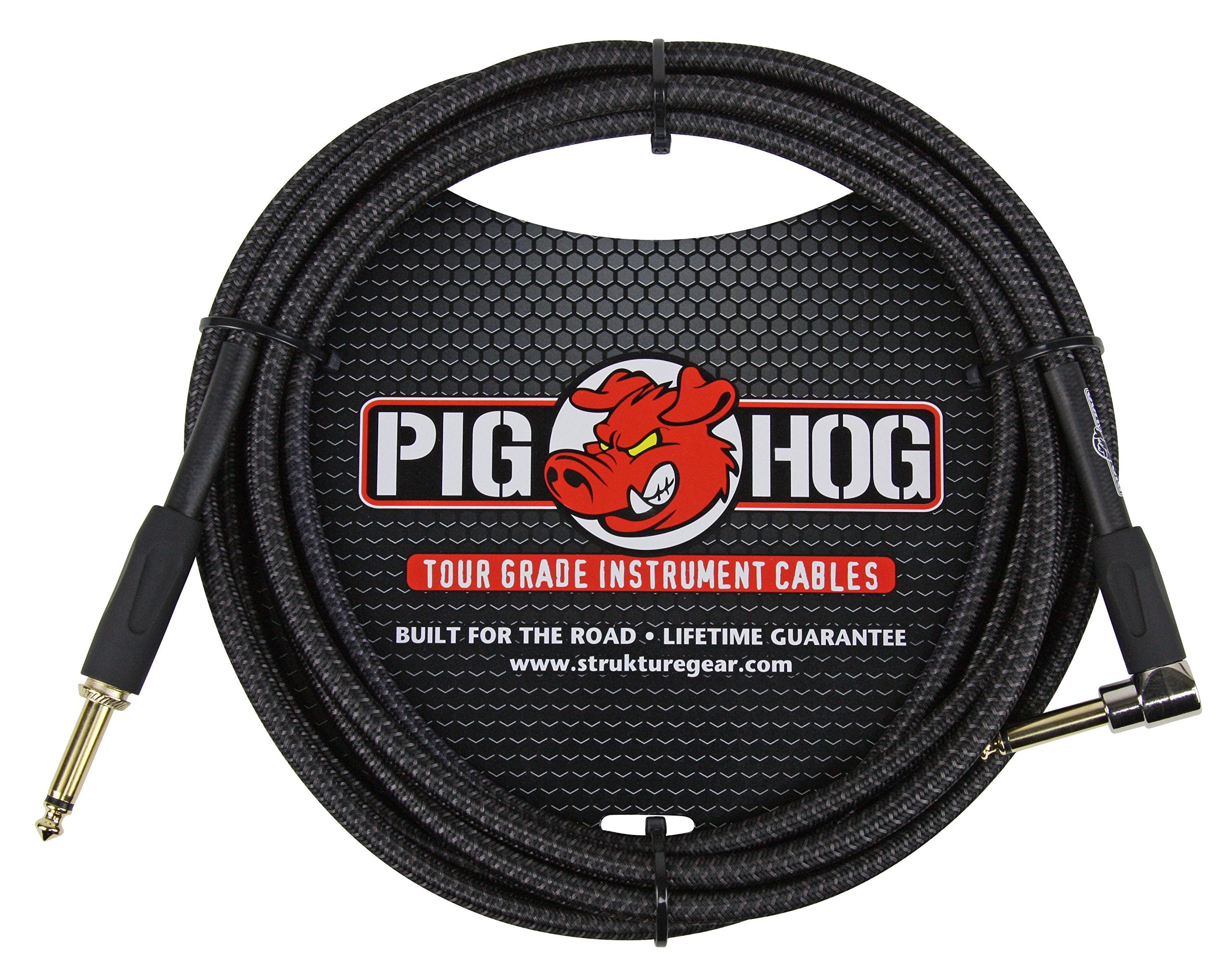 Cable Guitarra Bajo Ukulele Pig Hog Black Wren 3m Pch10bkr