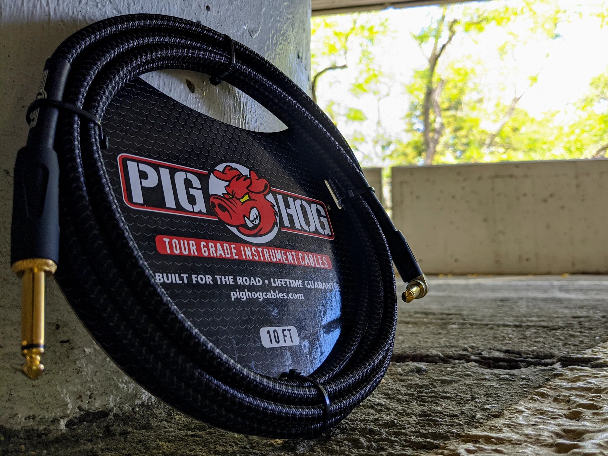 Cable Guitarra Bajo Ukulele Pig Hog Black Wren 3m Pch10bkr
