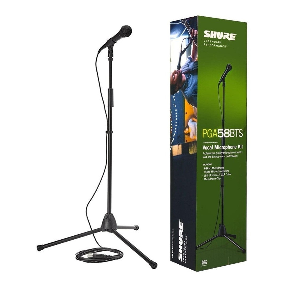 Shure PGA58-BTS Micrófono Vocal Color Negro