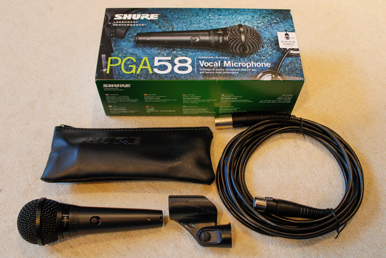 Shure Microfono Profesional Pga58 Qtr Original