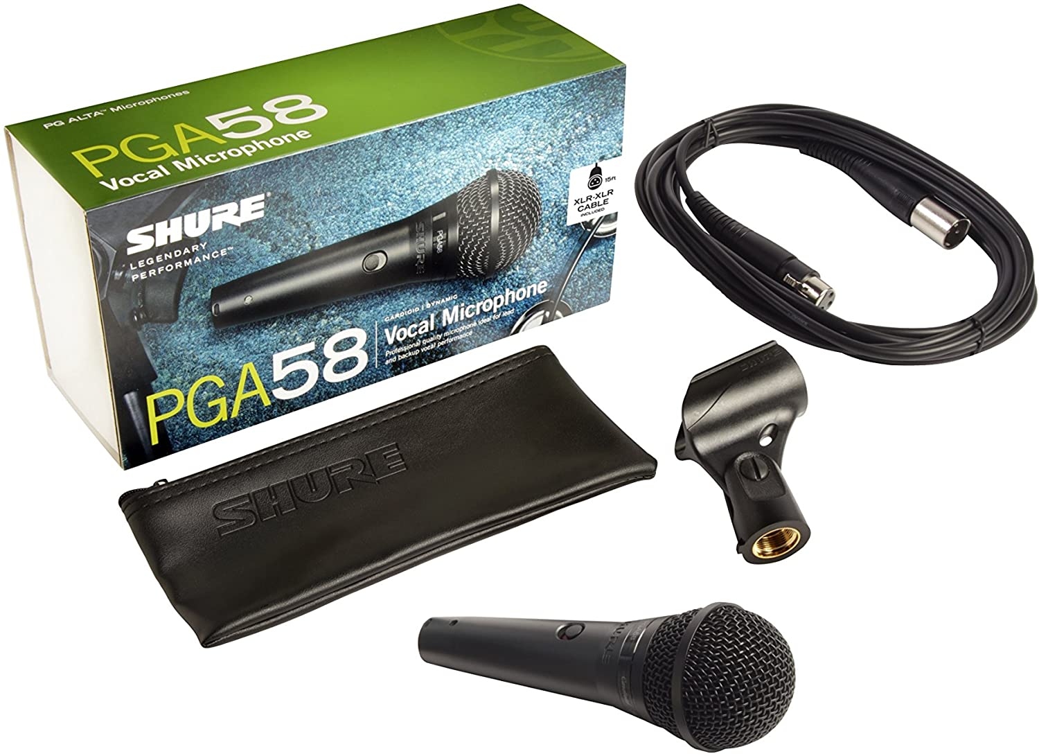 Shure Micrófono Vocal dinámico cardioide PGA58-XLR