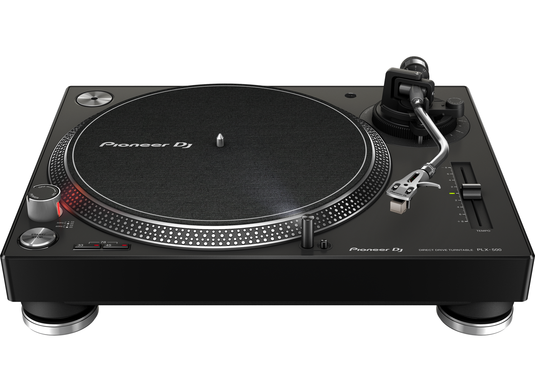 Pioneer Tornamesa traccion directa color negro Incluye Aguja