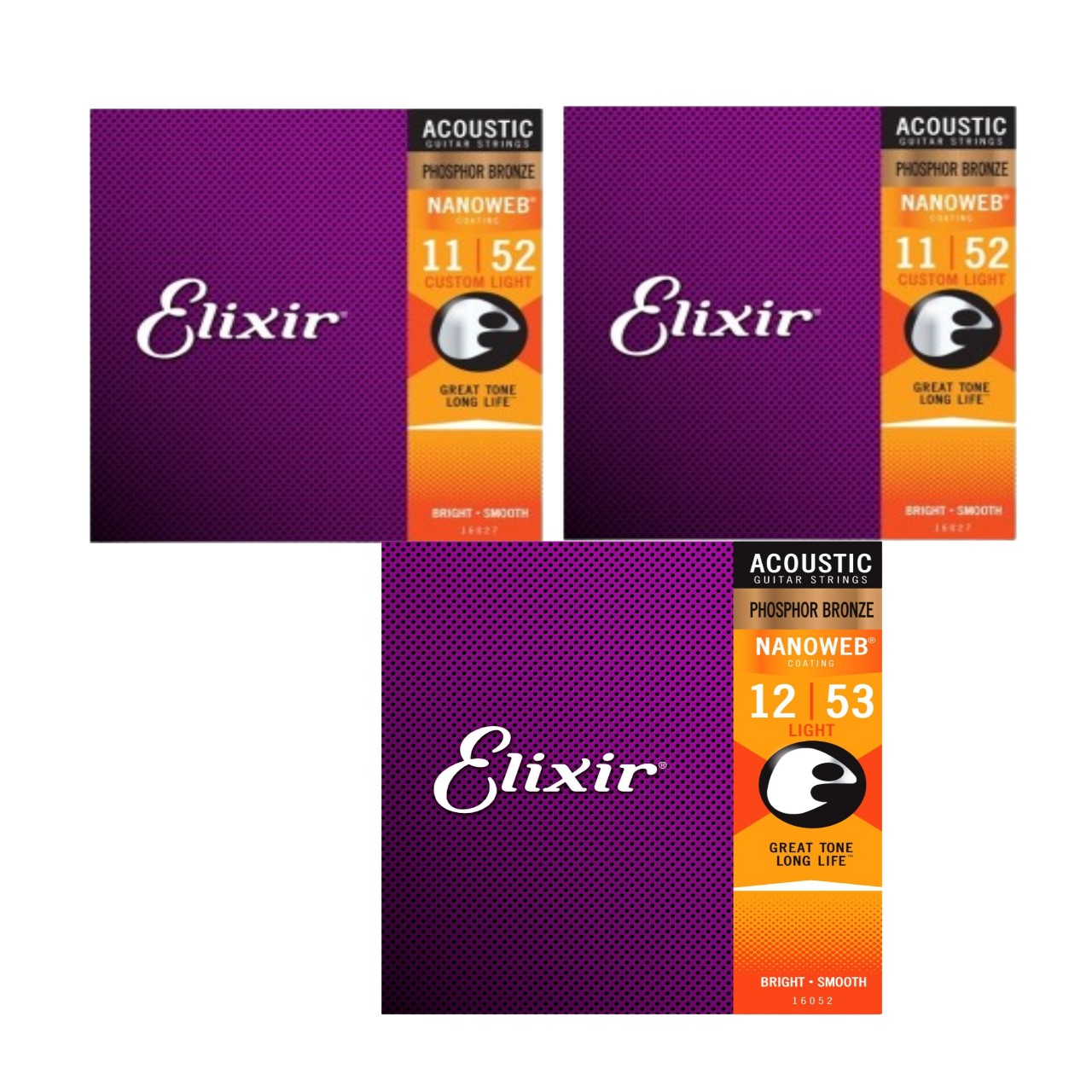 Elixir paquetes de cuerdas 3pz