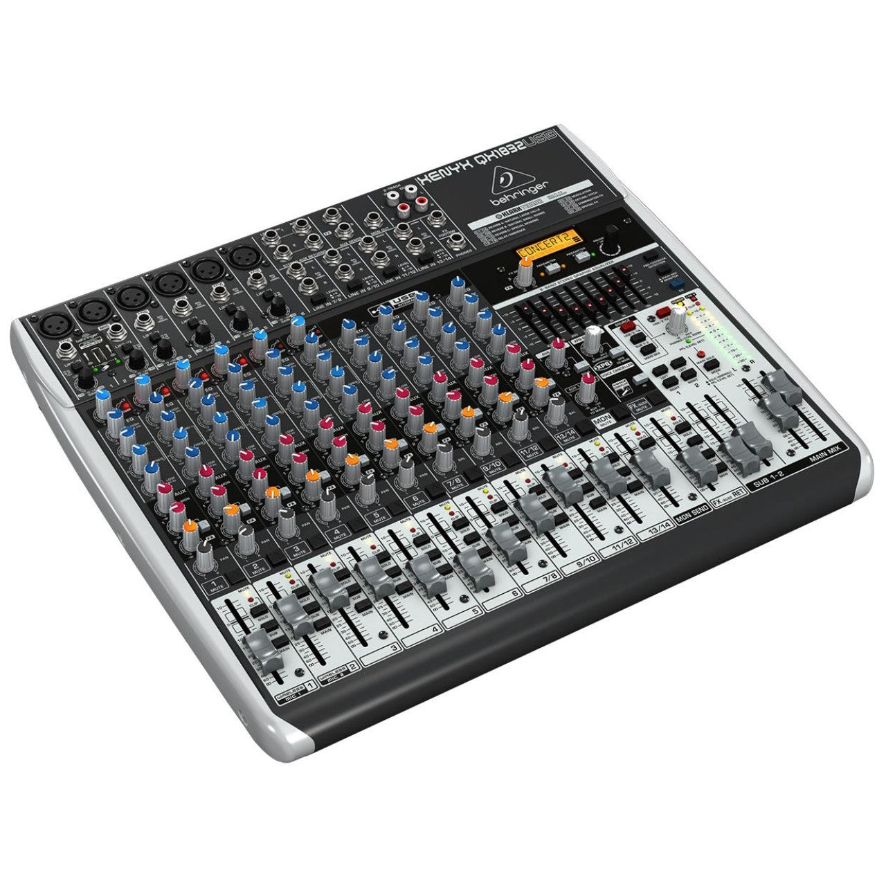 Behringer QX1832USB Mezcladora Análoga con 18 Canales, Efectos y USB