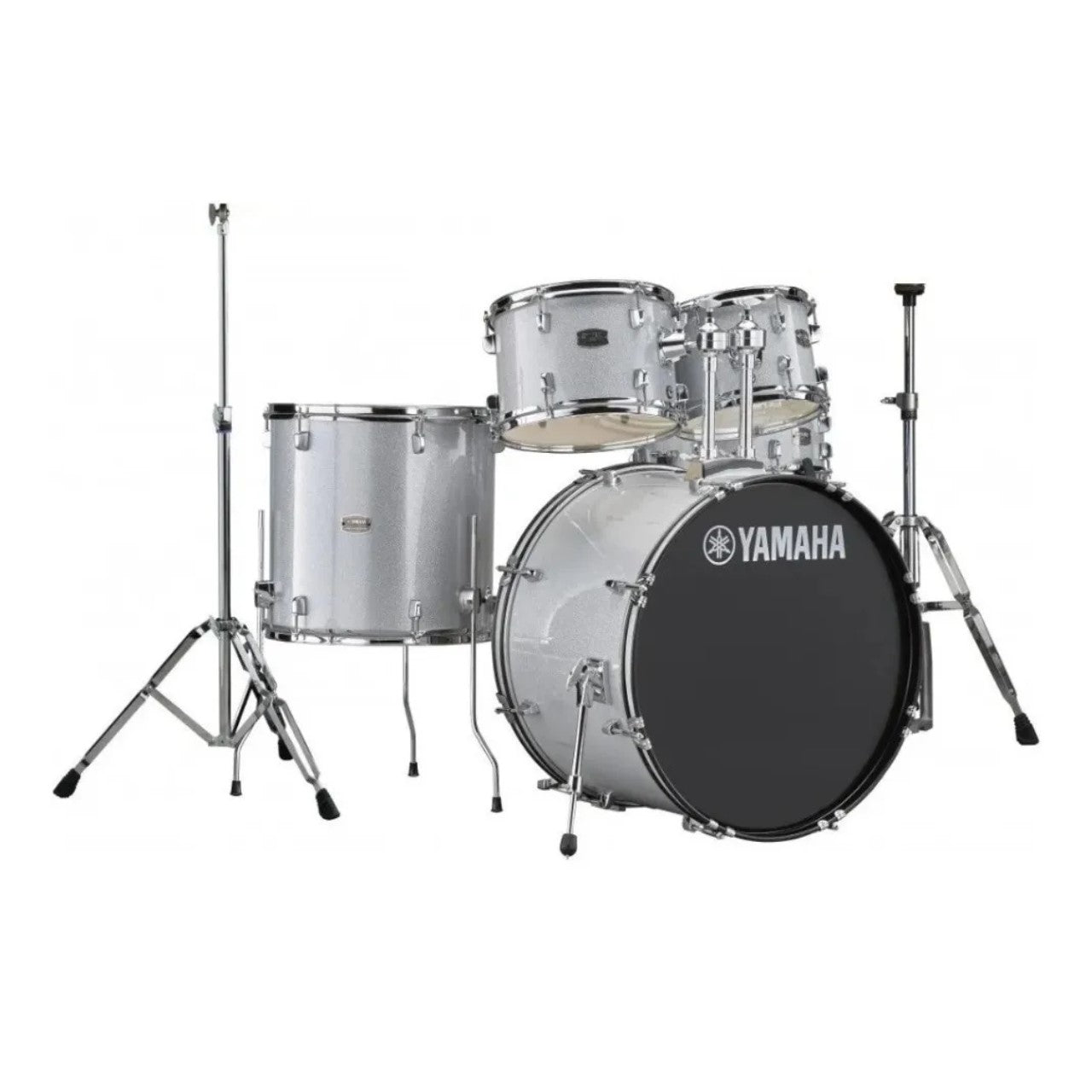 Bateria Rydeen Silver Glit Herrajes, Platillos Yamaha Rdp2f5slgcyms