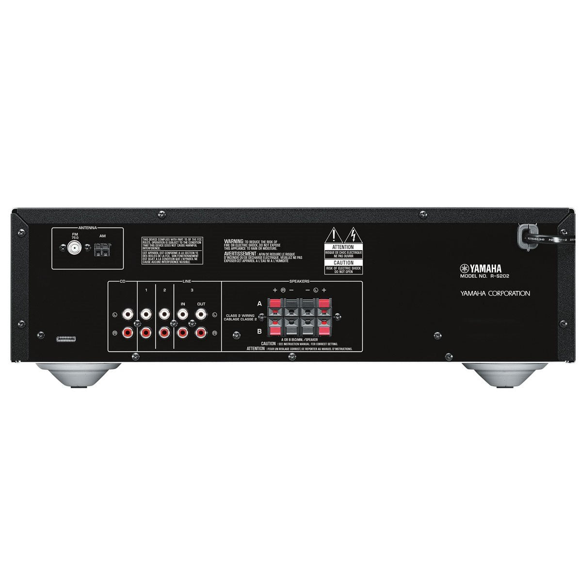 Yamaha Rs202 Receptor Estéreo Con Bluetooth 2 Canales 100w