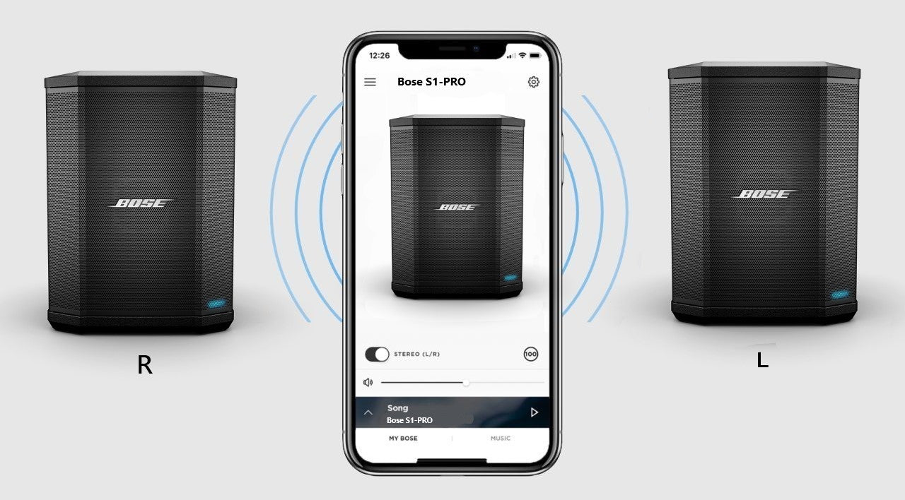 Bose Paquete de S1-Pro Bocina Bluetooth Portable Sin Bateria Audio Estereo