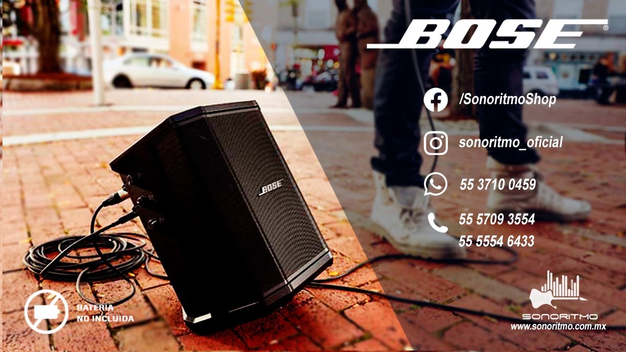 Bose Paquete de S1-Pro Bocina Bluetooth Portable Sin Bateria Audio Estereo