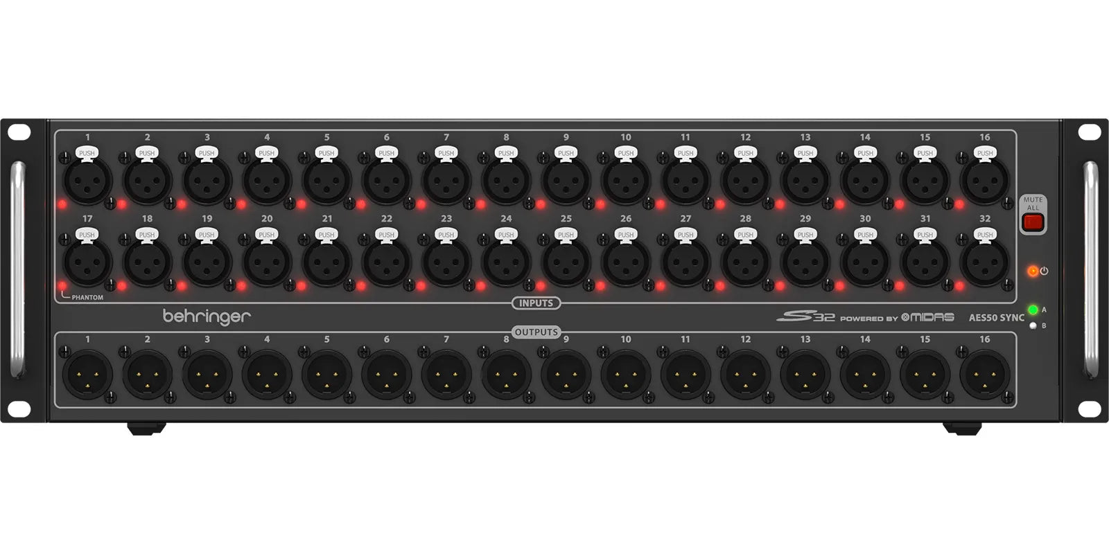 Snake Digital 32 Canales para Mezcladora X32 Behringer S32