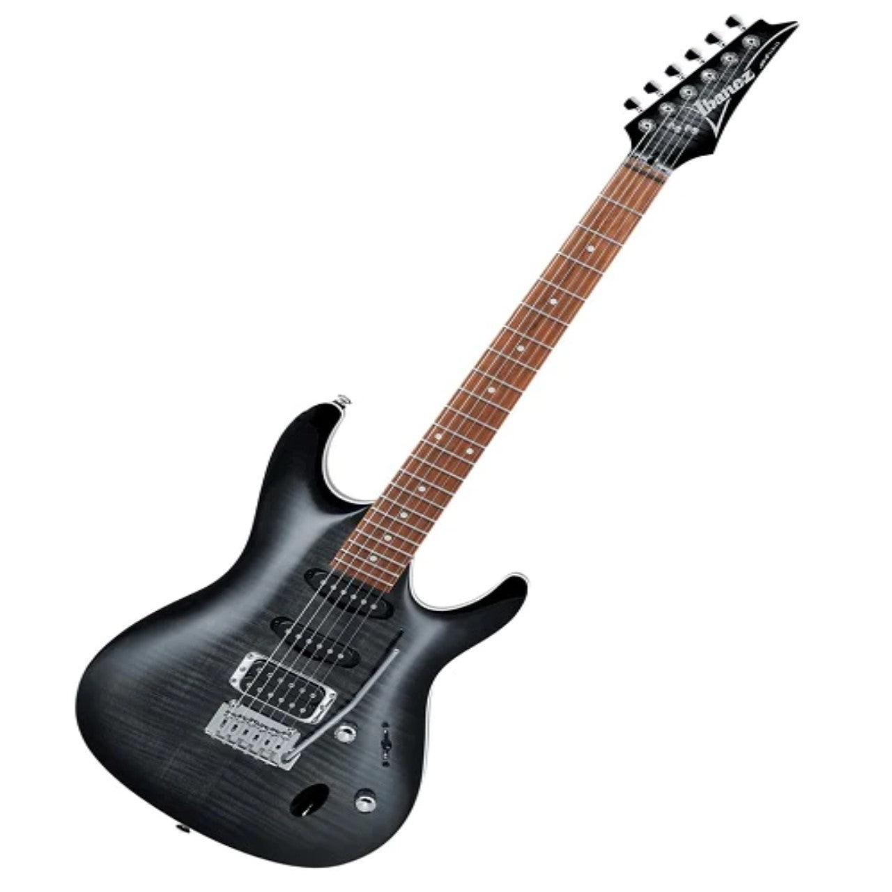 Ibanez SA260FM-TGB maple/okoume transparent gray electric guitar.