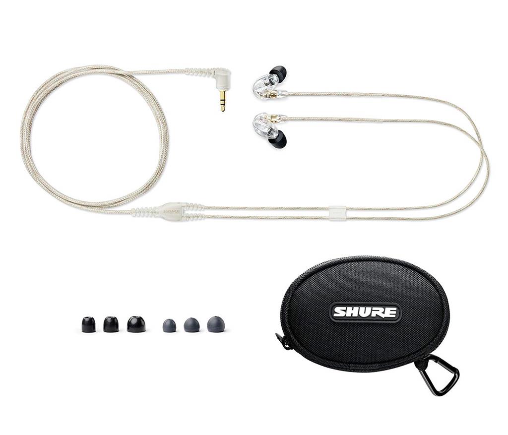 SHURE In-ear Headphones Se215-cl Transparent