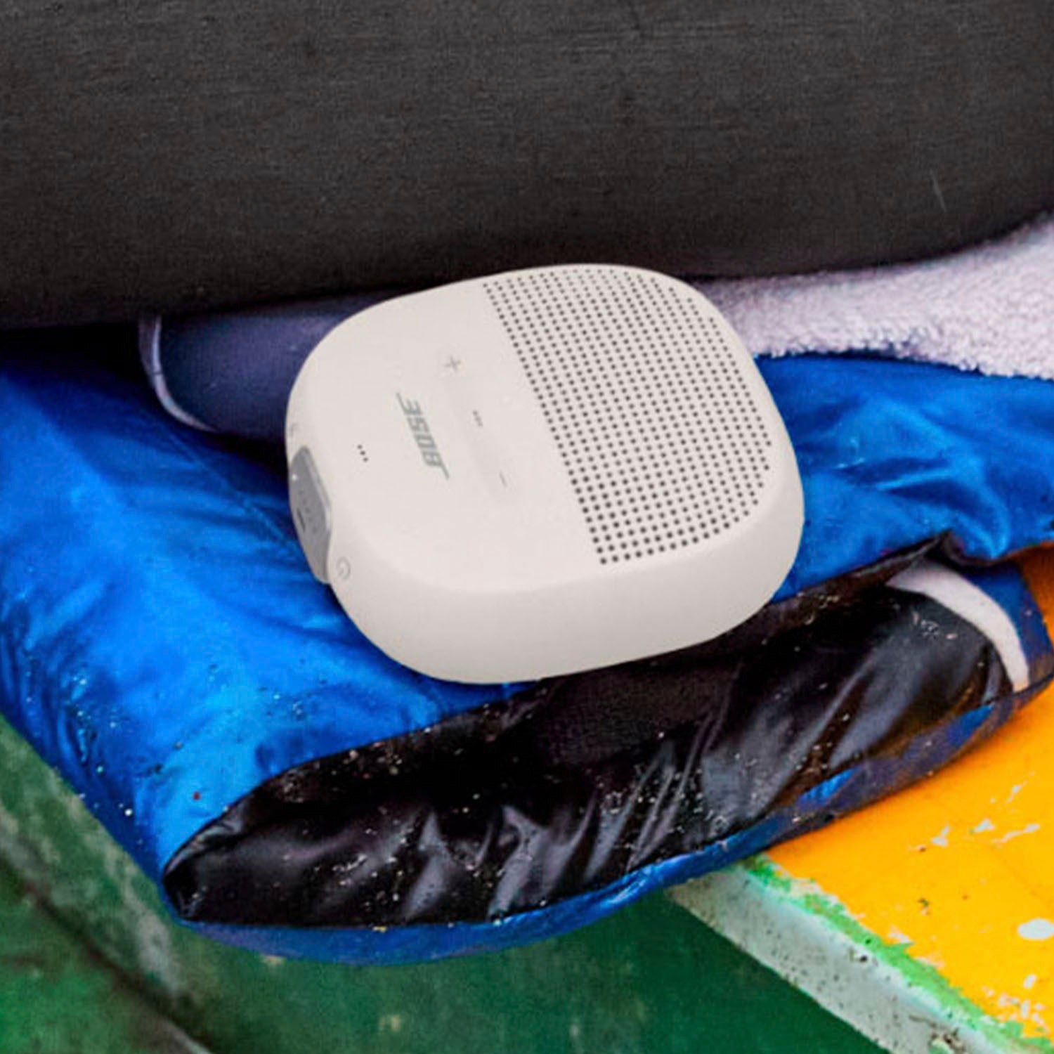 Bocina Bose Soundlink micro Blanca Portátil Bluetooth