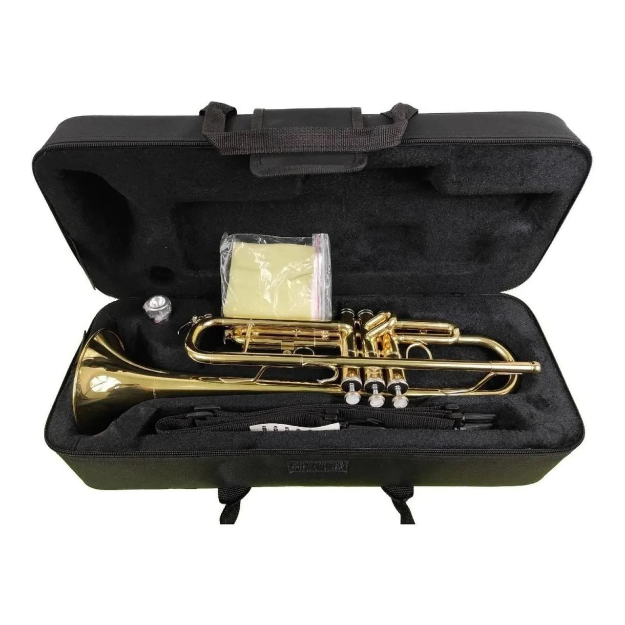 Trompeta Silvertone Sltp007 En Sib Con Estuche Y Boquilla