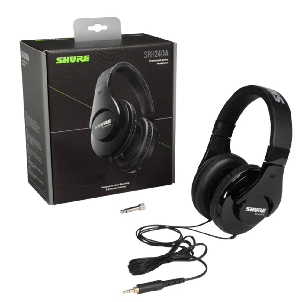 Shure SRH240 Headband Wide Frequency Headphones