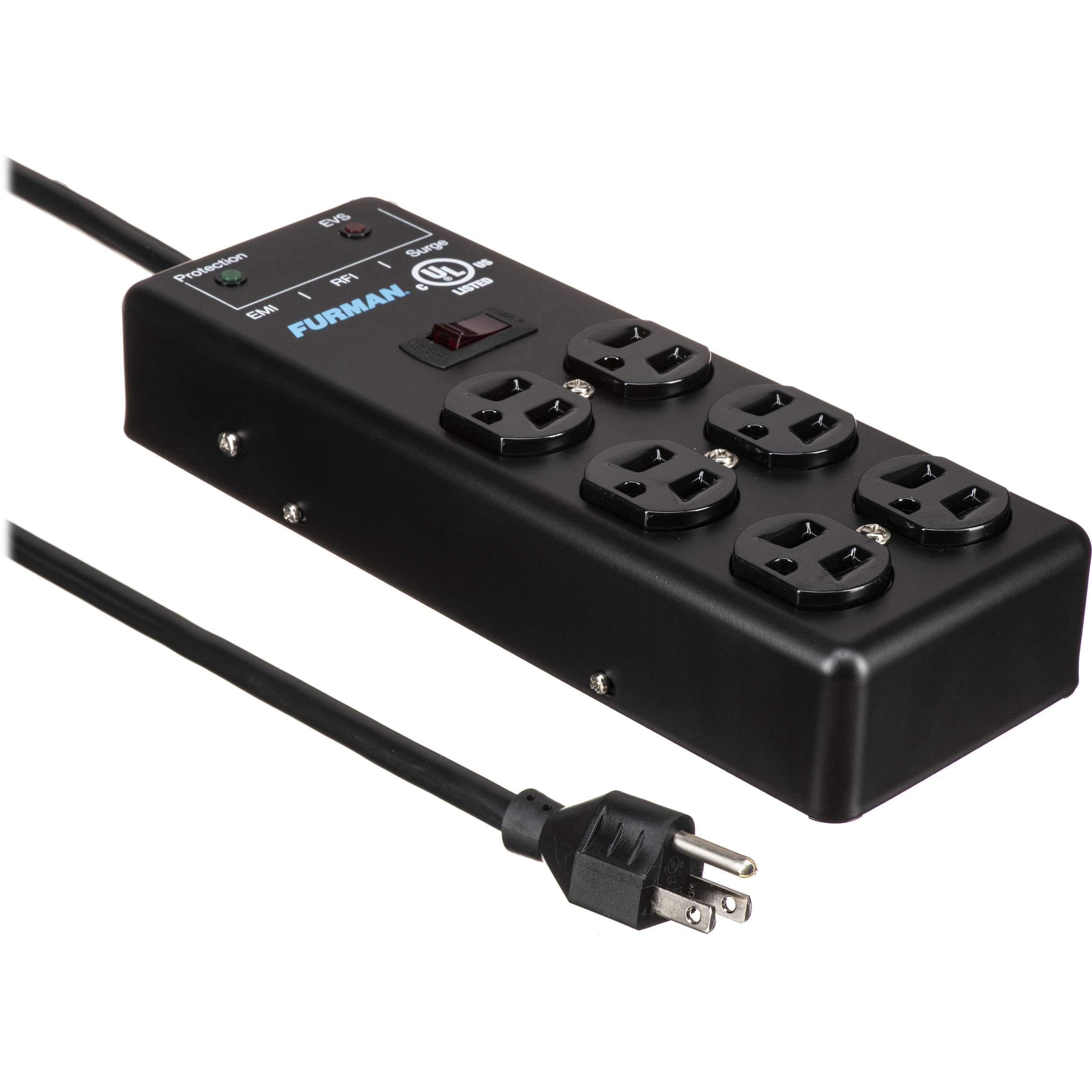 Furman Power Conditioner, Plug, black, Standard Strip (SS6B)