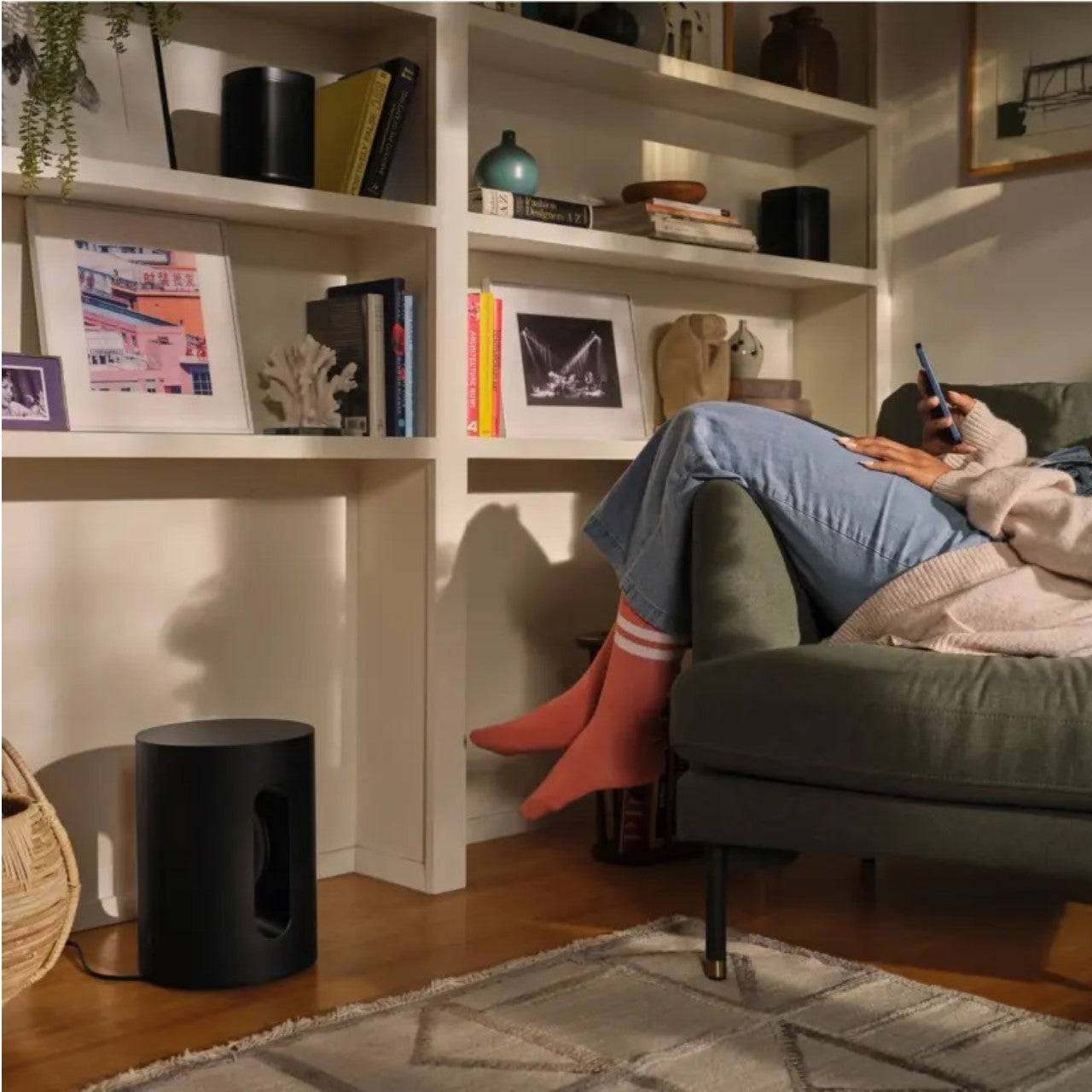 SONOS Subwoofer Activo Sub-Mini 100-240V, Negro