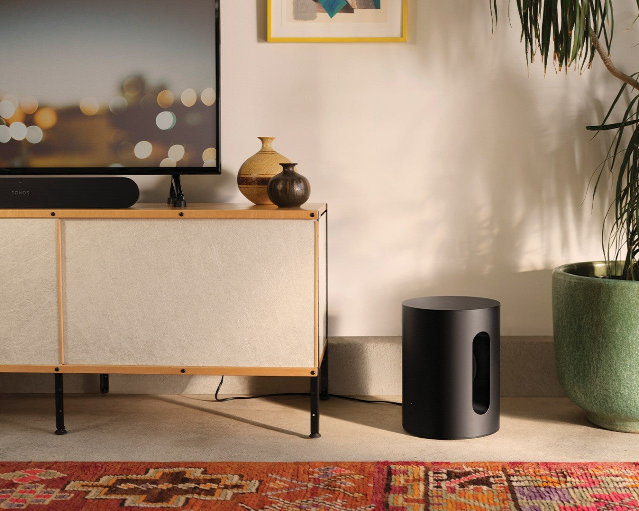 SONOS Subwoofer Activo Sub-Mini 100-240V, Negro