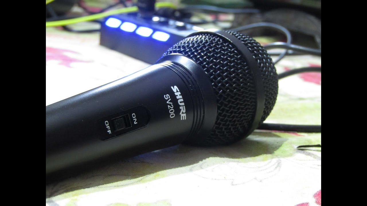 Micrófono Shure Sv200 Dinámico Cardioide Negro