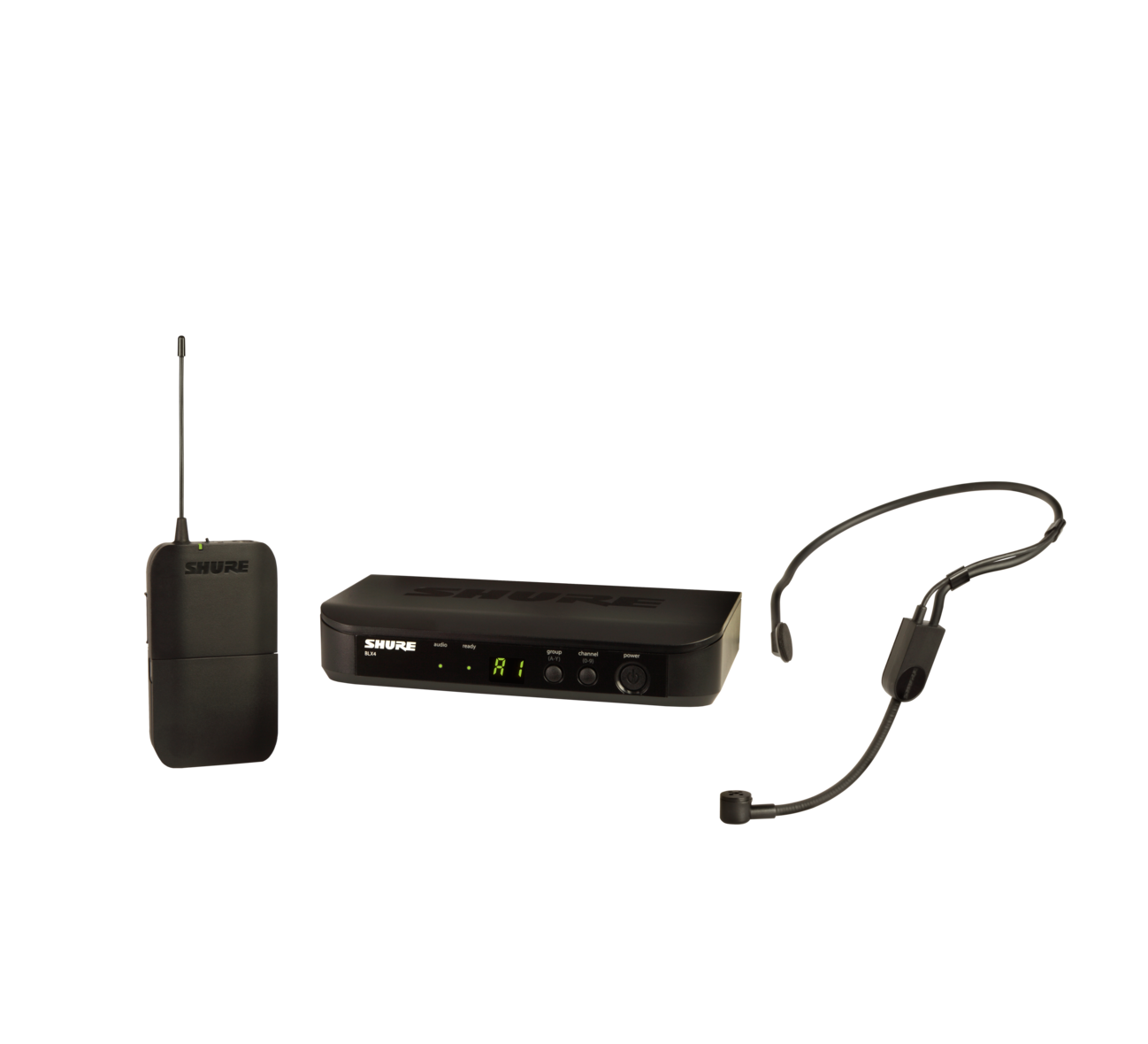 Shure BLX14-P31 Wireless System with Condenser, Cardioid, and Headset Microphone
