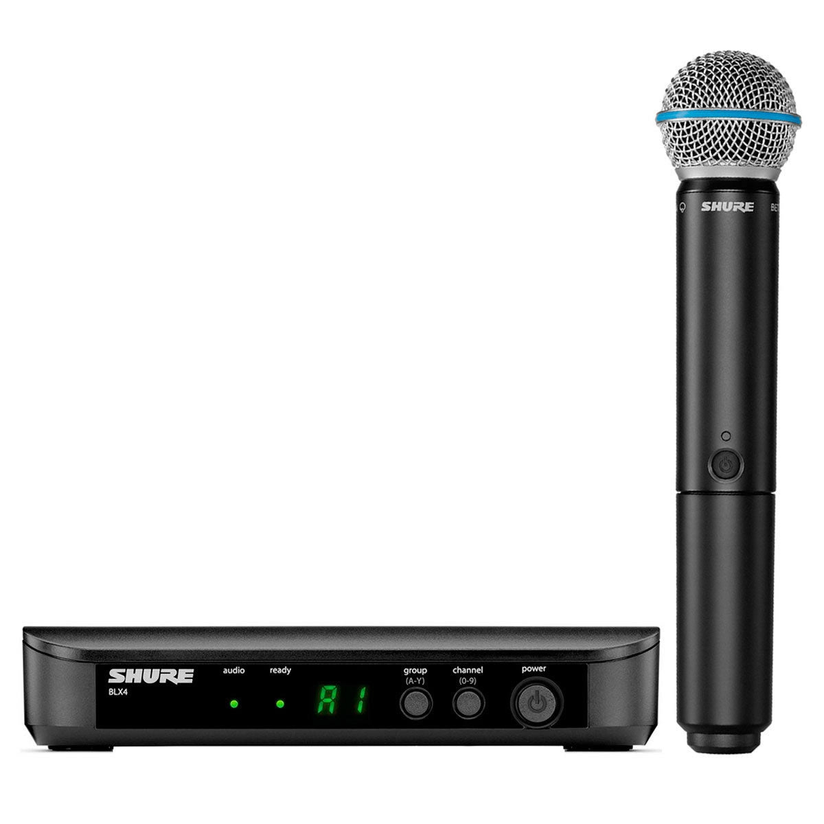 Shure Sistema Inalámbrico Con Micrófono de Mano, Dinámico, Cardioide BLX24-B58