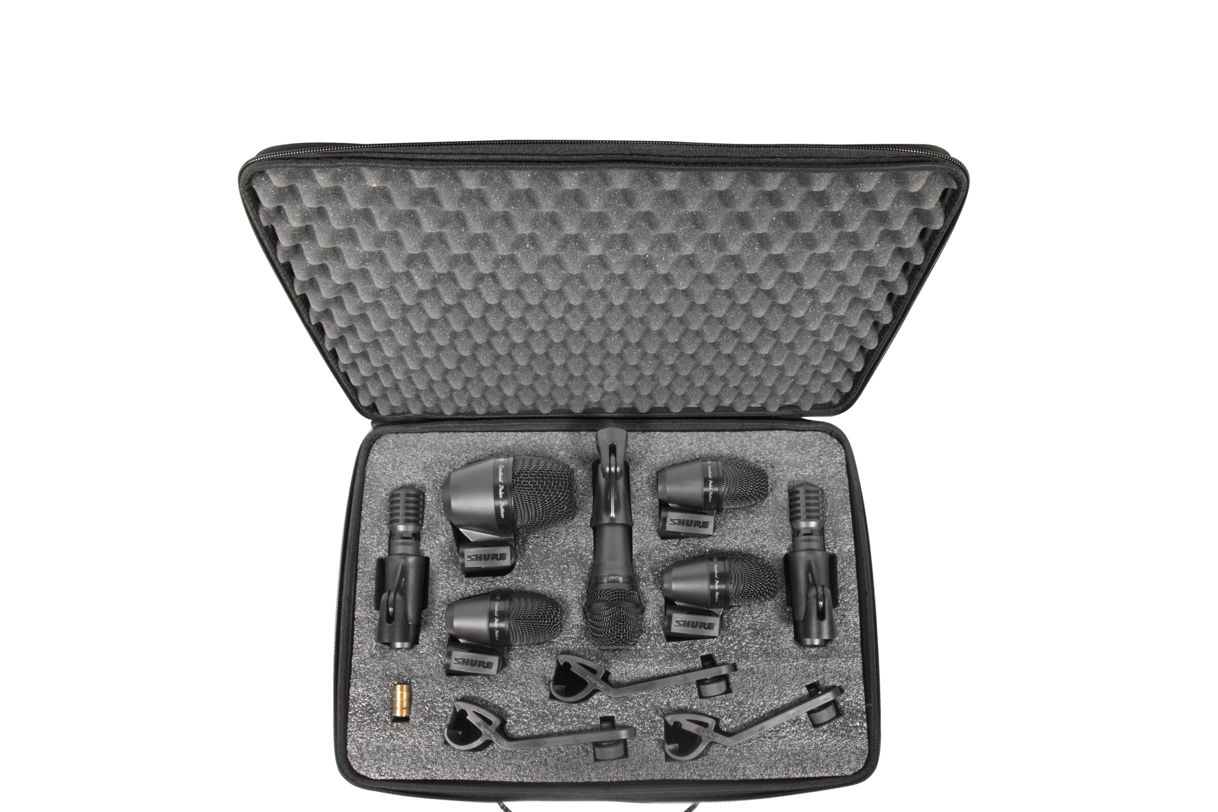 Shure Original Pgadrumkit5 Kit 5 Microfonos Bateria Estuche