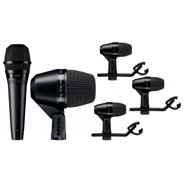 Shure Original Pgadrumkit5 Kit 5 Microfonos Bateria Estuche