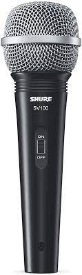 Shure Microfono Pro Dinamico Sv100 Original Para Vocalista