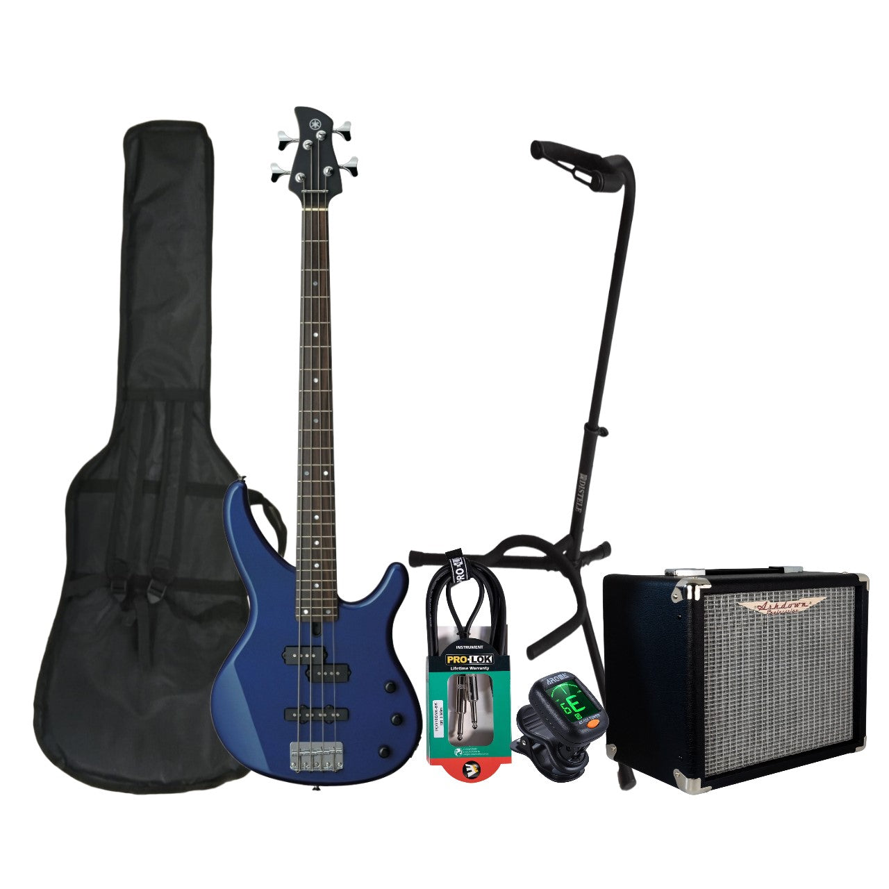 Yamaha de Bajo Eléctrico TRBX174DBM, 4 Cuerdas Paquete Completo