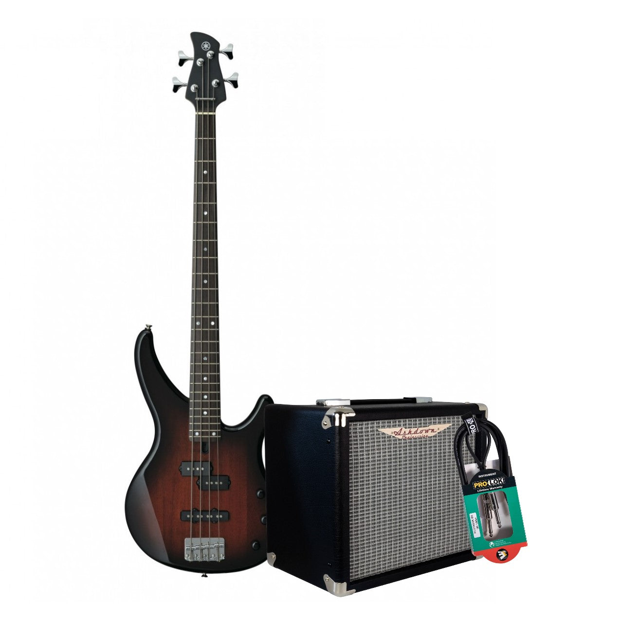 Yamaha de Bajo Eléctrico TRBX174DBM, 4 Cuerdas Paquete Completo