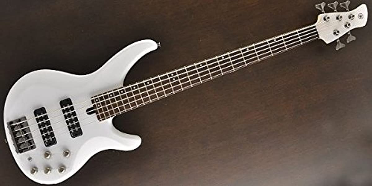 Yamaha TRBX505TLW Active-Passive 5-String Electric Bass - White