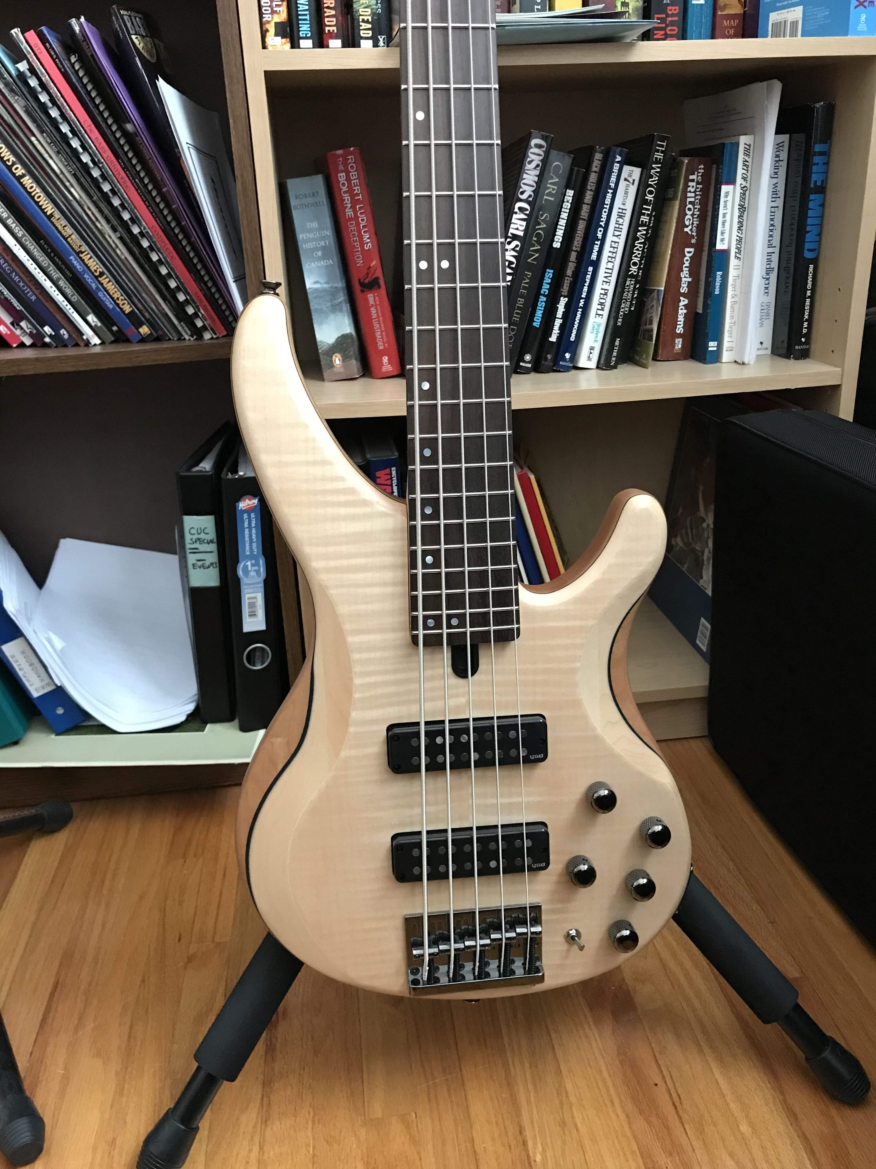 Yamaha Trbx605fmns Bajo 5 Cuerdas Flamaeado Natural