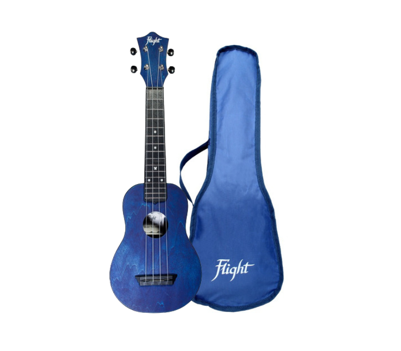 Flight Tus35blu Blue Soprano Ukulele for Travel