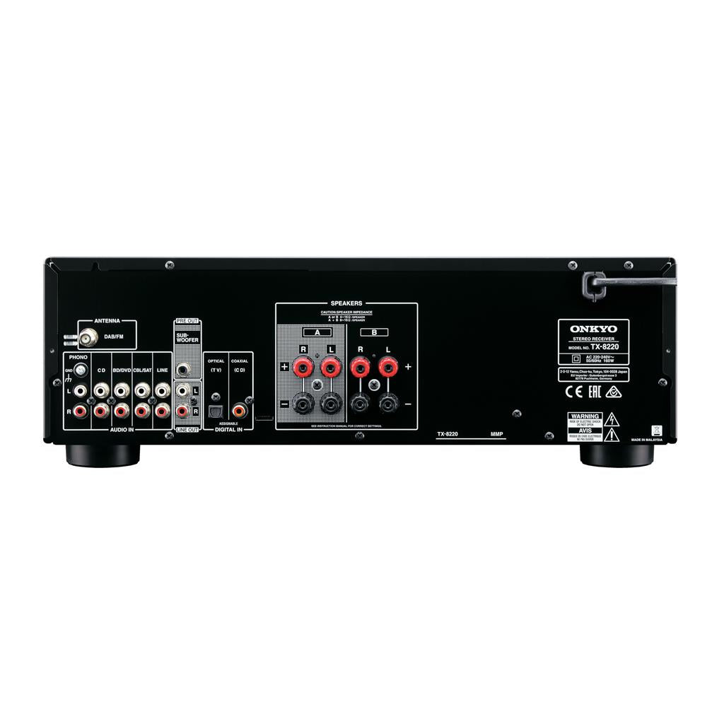 Receptor TX-8220 Onkyo 2 Canales x Canal Onkyo Reproductor CD Bluetooth